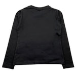 MARC ELLIS shirt girocollo tinta unita con brillantini Nero per Bambina JMJTS00168 NERO MARC ELLIS 