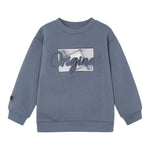 MAYORAL felpa tinta unita girocollo con stampa Azzurro per Bambino 4452 AZZURRO MAYORAL 