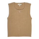 Twinset Canotta Tinta Unita con Logo per Bambina 251GJ3404 BEIGE TWINSET 
