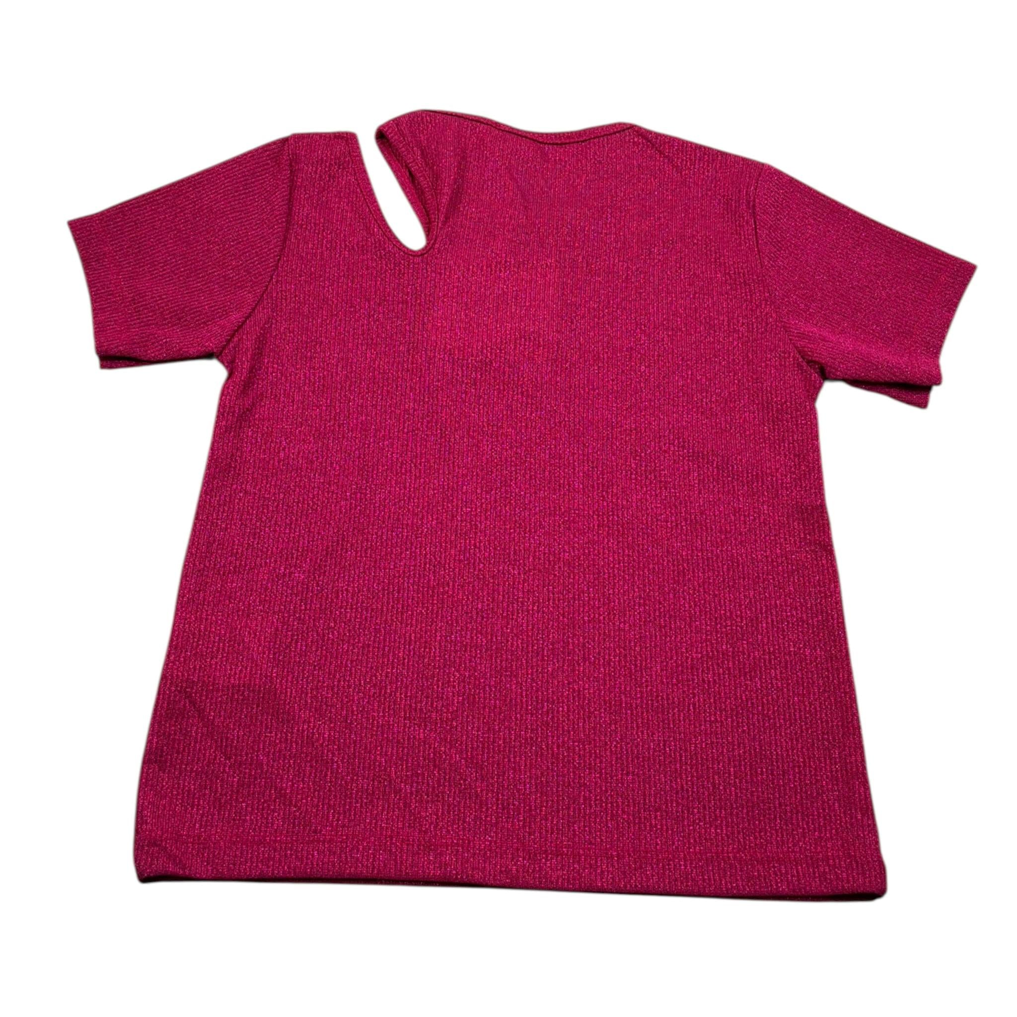 Vicolo T-Shirt tinta unita con Logo Viola per Bambina 3146M200124 VIOLA VICOLO 