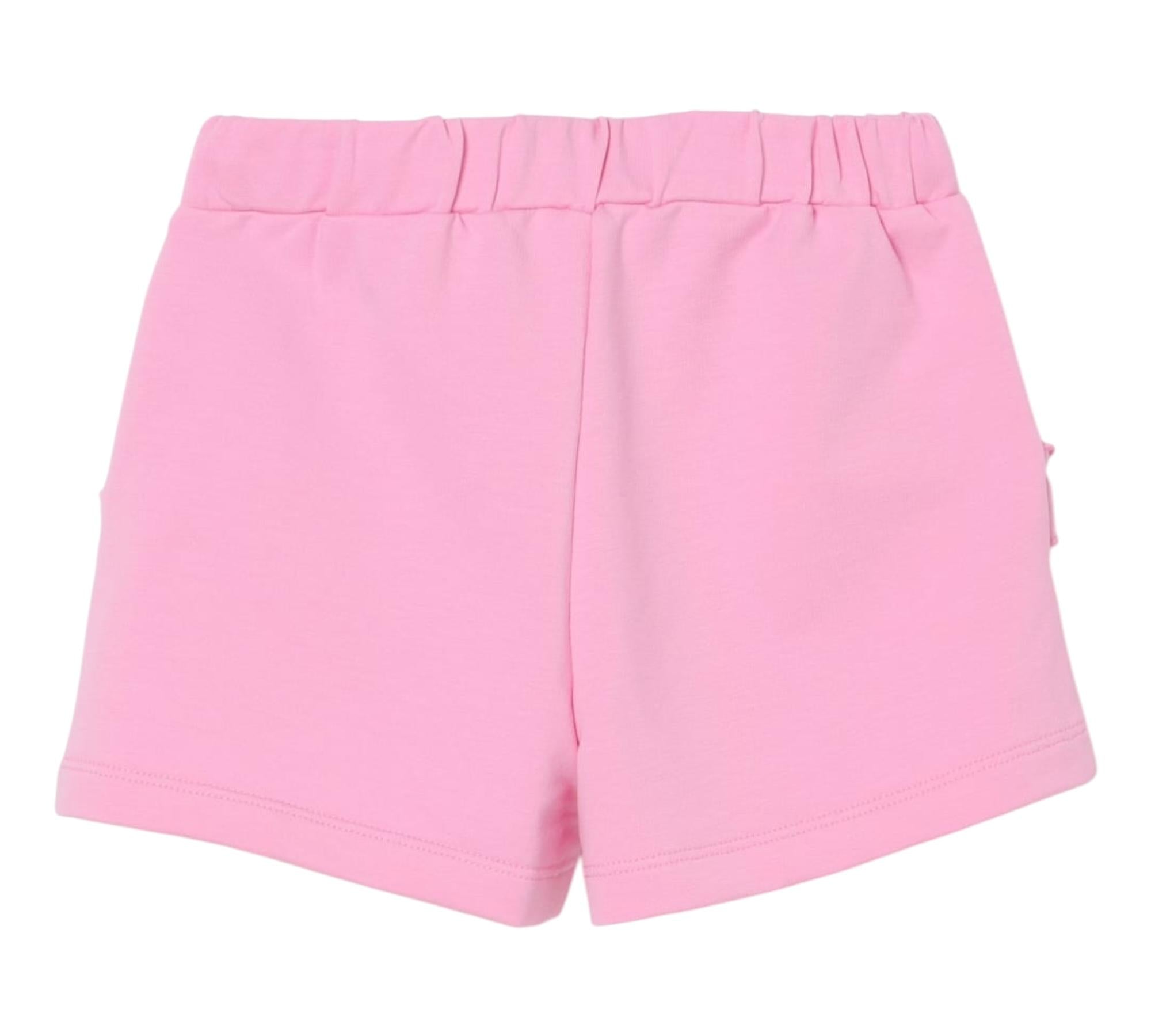 Liu Jo Short Tinta Unita con Logo per Neonata KA5083 ROSA LIU JO 