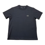 I'M BRIAN t-shirt girocollo tinta unita con logo Nero per Bambino TS3142J NERO I'M BRIAN 