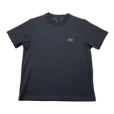 I'M BRIAN t-shirt girocollo tinta unita con logo Nero per Bambino TS3142J NERO I'M BRIAN 