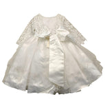 The Beautiful Of Allegra Plain Ceremony Dress With Embroidery And White Tulle For Girls