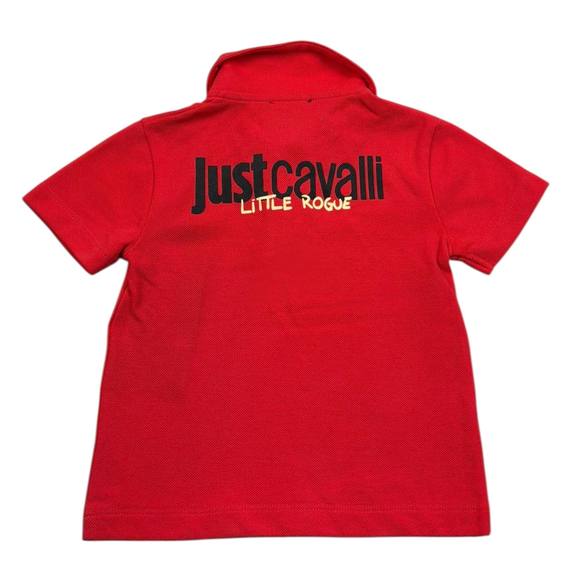 Just Cavalli Polo Mezza Manica Tinta Unita per Neonata JIP26119PO ROSSO JUST CAVALLI 
