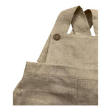 Wedoble Solid Color Beige Overalls For Baby