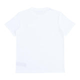 Balmain T-Shirt Crew Neck Solid Color With White Logo Print For Boys