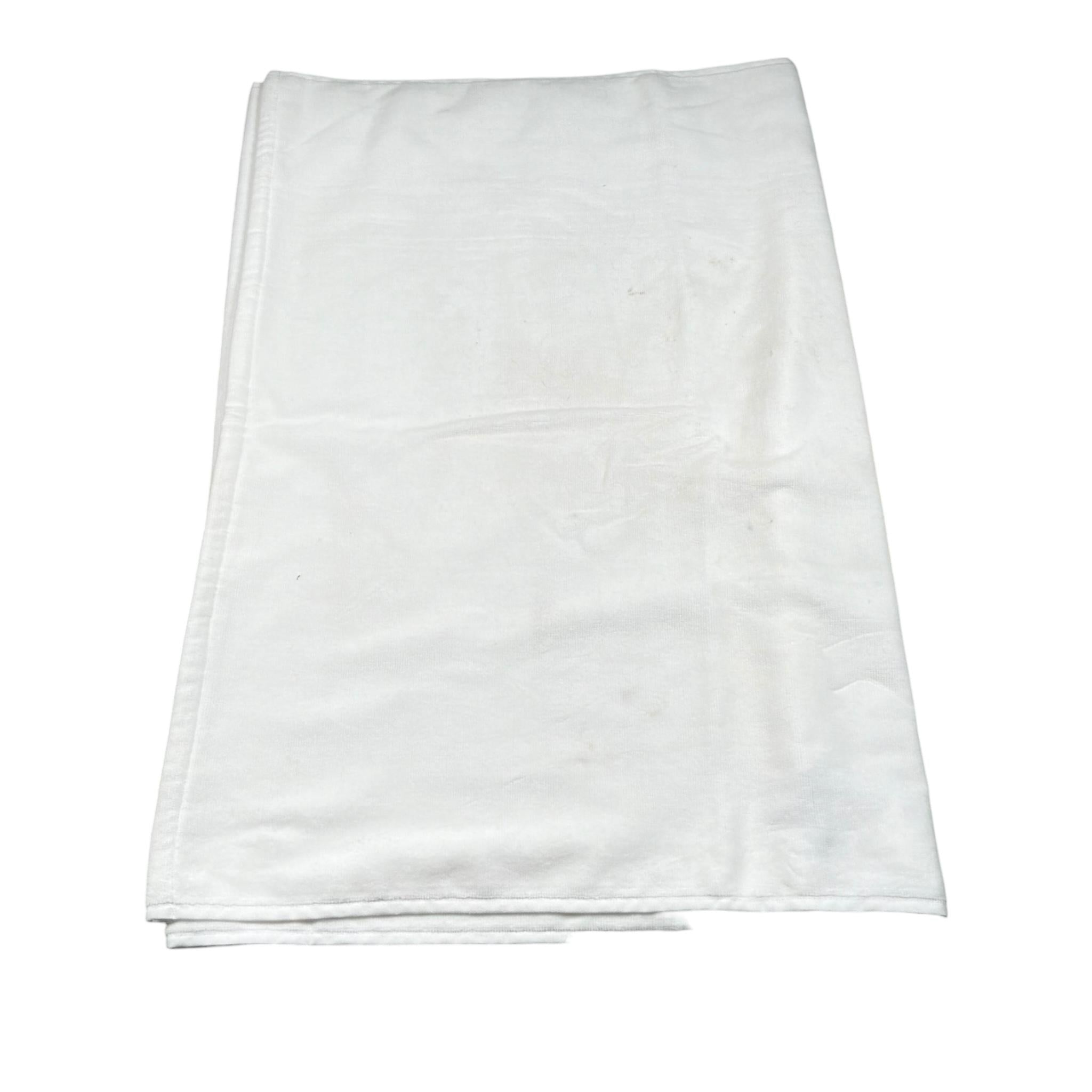 Moschino Telo Mare Tinta Unita con Stampa per Neonata HTX01B BIANCO MOSCHINO 