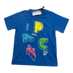 Cesare Paciotti T-Shirt Girocollo Tinta Unita con Stampa per Neonato TSP3116B COBALTO CESARE PACIOTTI 