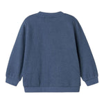 NAME IT felpa girocollo tinta unita in maglia Blu per Neonato 13233492 BLU NAME IT 