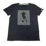 Bikkembergs T-Shirt Girocollo Tinta Unita con Stampa per Bambino BK3153 NERO BiKKEMBERGS 