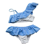 Saint Barth Costume 2 Pezzi Fascia -Slip per Bambina 01207L BIANCO SAINT BARTH 