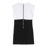 Balmain Two-Tone Black/White Sleeveless Dress For Girls