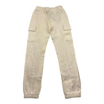 FUN & FUN pantalone tuta tinta unita con logo Bianco per Bambina FJPT000009 BIANCO FUN & FUN 