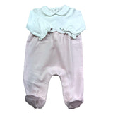 Mayoral Tutina Manica Lunga Bicolore per Neonata 175157 BIANCO/ROSA MAYORAL 