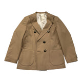 I'M Brian Plain Jacket With Contrast Buttons Camel For Boys
