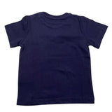 Cesare Paciotti T-Shirt Solid Color with Blue Logo for Newborns