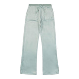 Juicy Couture Pantalone In Velluto Tinta Unita per Bambina JBX6490 VERDE ACQUA JUICY COUTURE 