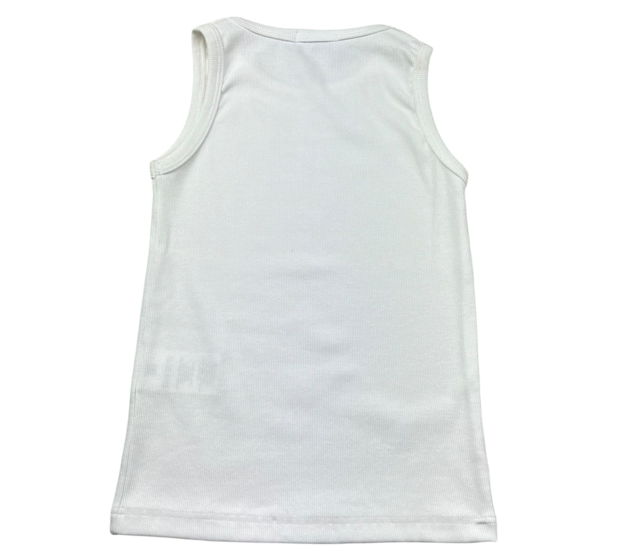 Paolo Pecora Canotta Girocollo Tinta Unita per Bambino PP4269 BIANCO PAOLO PECORA 