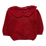 WEDOBLE maglia tinta unita con colletto  Rosso per Neonata I2410301 ROSSO WEDOBLE 