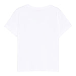 Saint Barth T-Shirt Girocollo Tinta Unita con Stampa per Neonata ELLY001XX BIANCO SAINT BARTH 