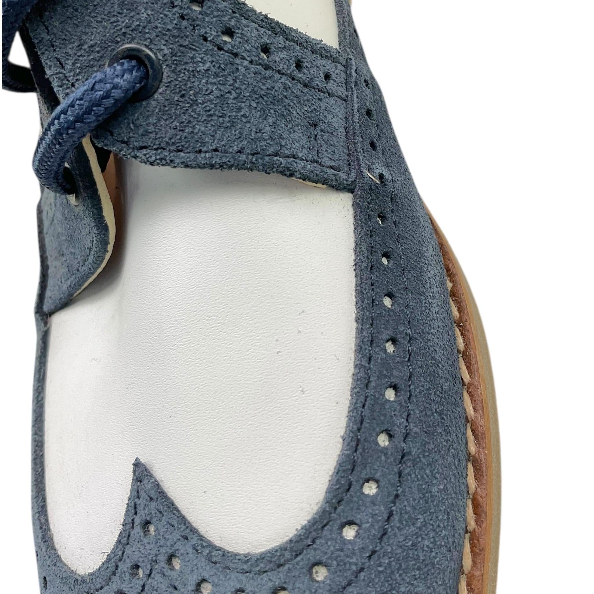 Panyno Polacchina Bicolore con Lacci per Bambino F2420 BLU PANYNO 