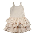 Lu Lu By Miss Grant Abito tinta unita Beige per Bambina LL3689 BEIGE LU LU BY MISS GRANT 