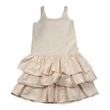 Lu Lu By Miss Grant Abito tinta unita Beige per Bambina LL3689 BEIGE LU LU BY MISS GRANT 