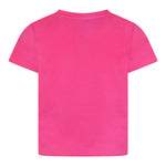 Kenzo T-Shirt Girocollo Tinta Unita con Stampa per Bambina K61054 ROSA KENZO 