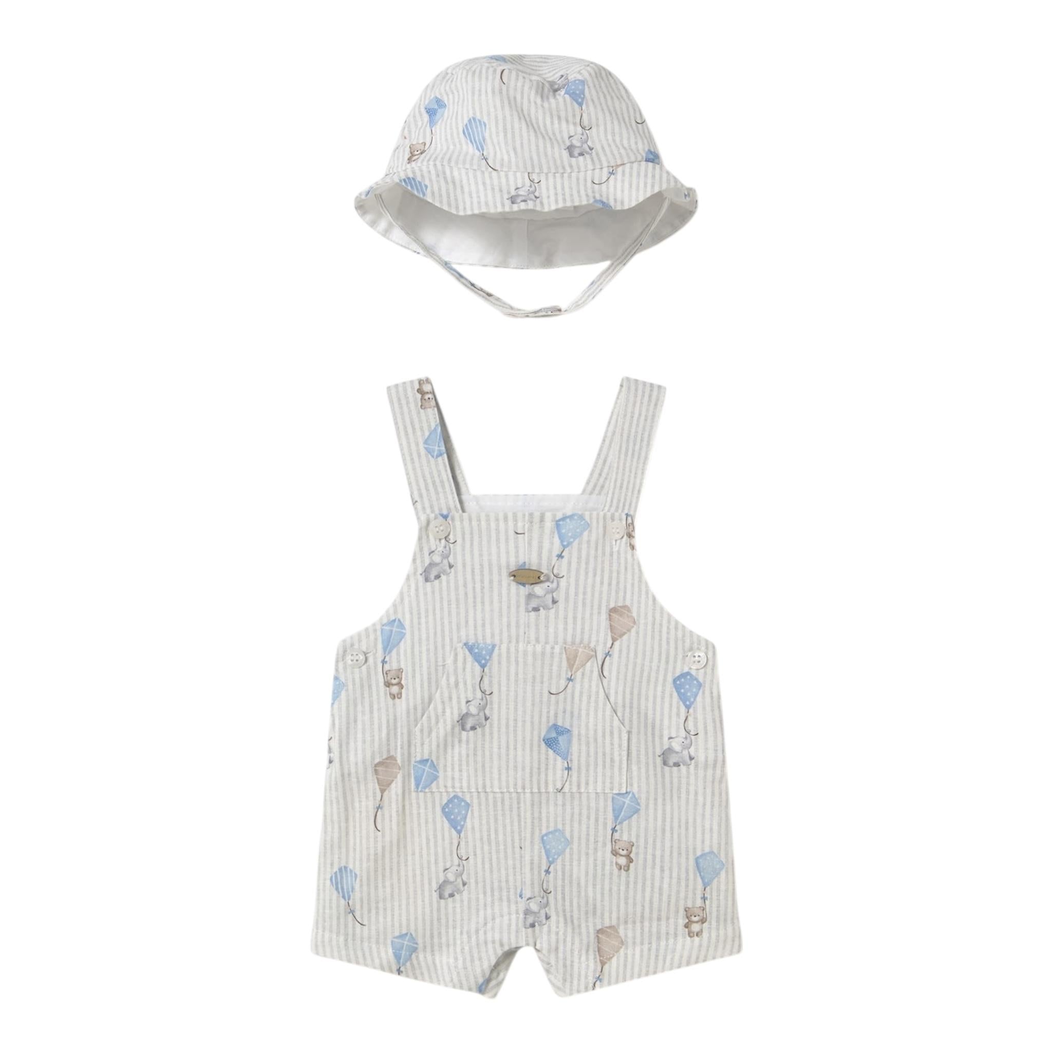 Mayoral Completo 2 Pezzi Salopette-Cappello per Neonato 1601 BEIGE MAYORAL 