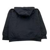 NEVER TOO felpa chiusa con cappuccio tinta unita con stampa in contrasto Nero per Bambino NT2108RXX NERO NEVER TOO 