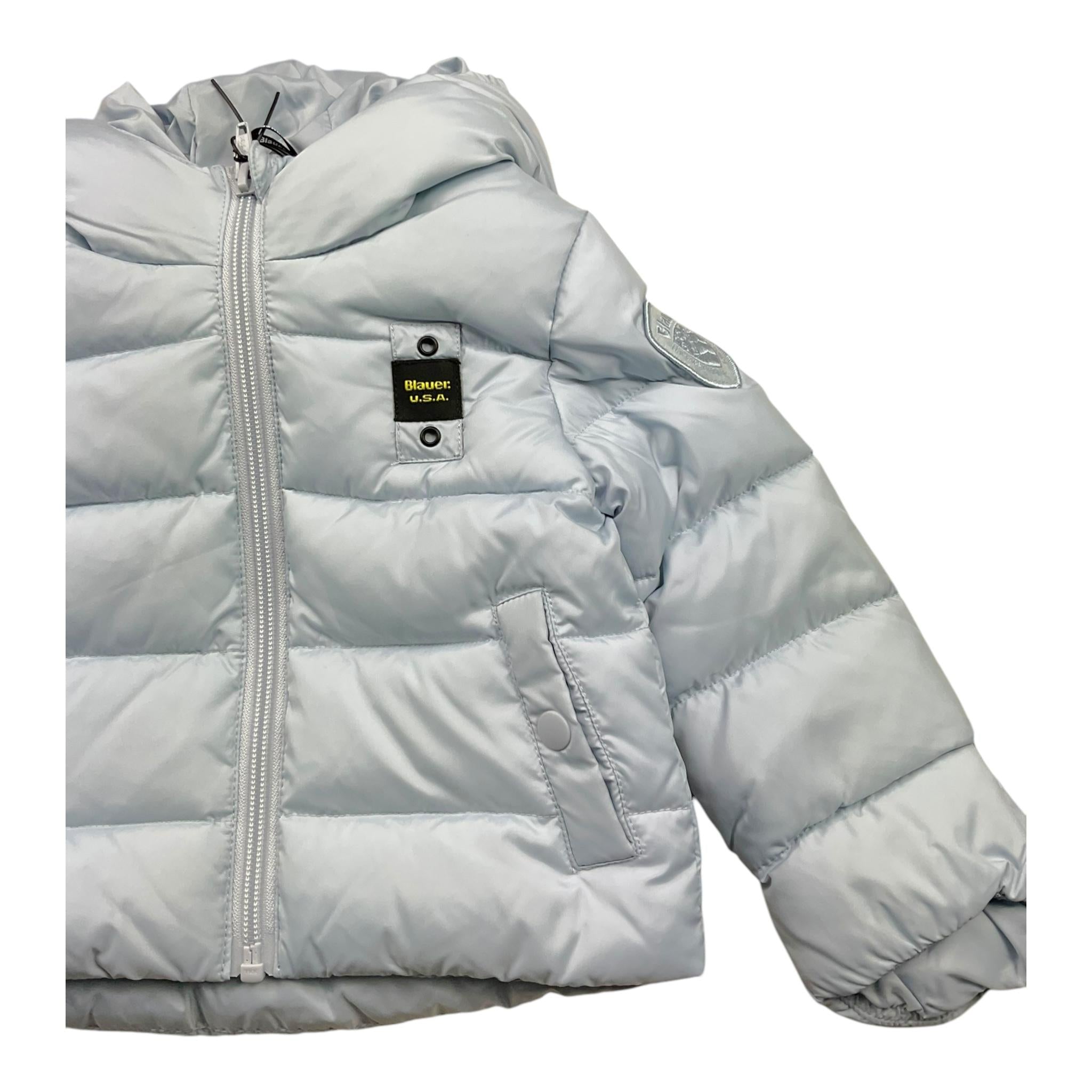 BLAUER giubbino tinta unita con zip e cappuccio Azzurro per Neonata BR217956 AZZURRO BLAUER 