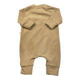 TEDDY E MINOU tutina tinta unita con stampa Sabbia per Neonato I23CP032M0130 SABBIA TEDDY E MINOU 