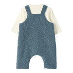 TEDDY E MINOU completo 2 pezzi shirt-salopette Blu per Neonato I24CP053PE027 BLU TEDDY E MINOU 