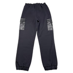 NAME.IT pantalone tuta tinta unita cn tasconi Nero per Bambino 13220202 NERO NAME.IT 