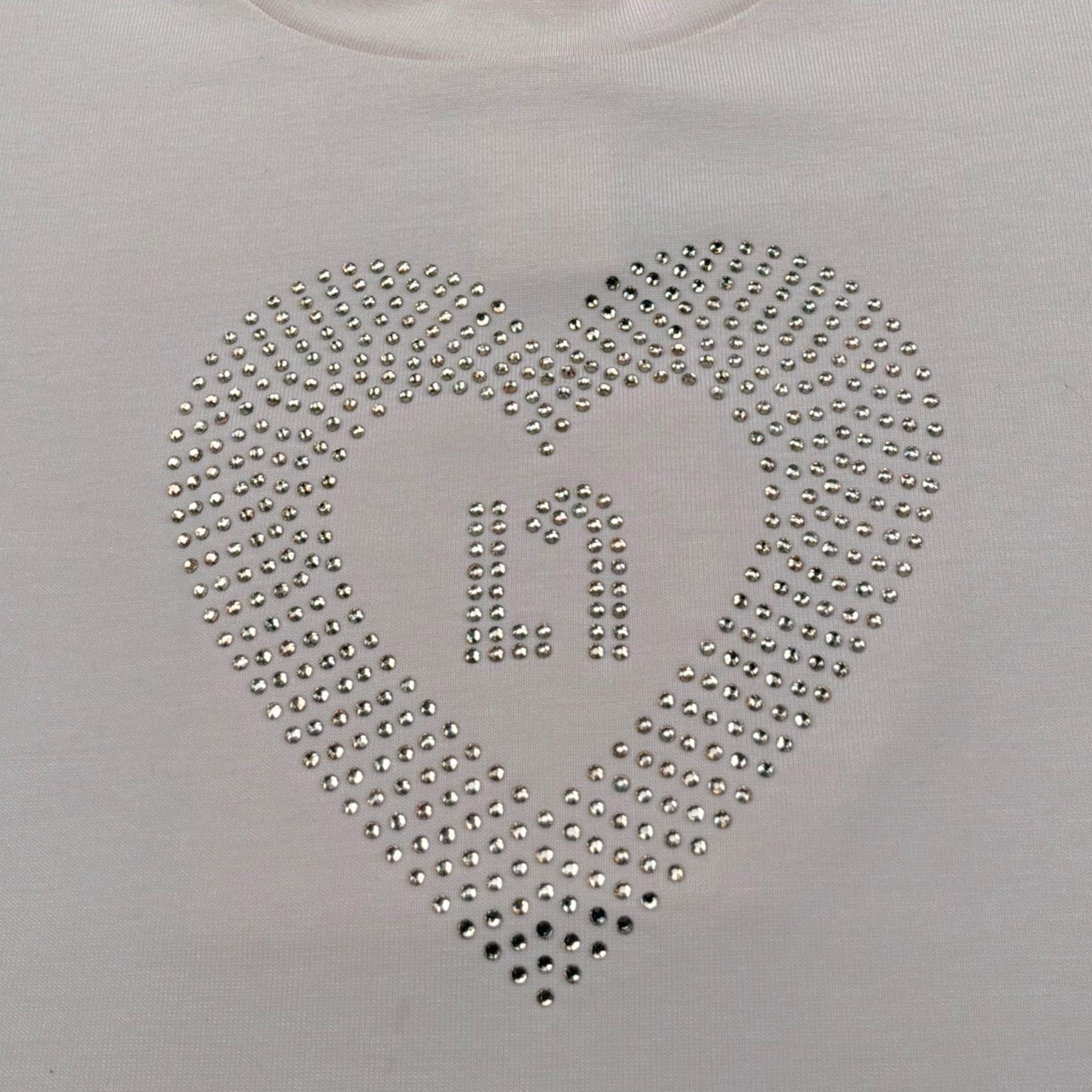 Liu Jo T-Shirt Tinta Unita con Stampa per Neonata HA4066J5003 ROSA LIU JO 