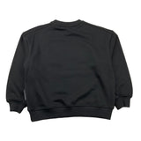 JOHN RICHMOND felpa chiusa girocollo tinta unita con stampa in contrasto Nero per Bambino RGA25035FE NERO JOHN RICHMOND 