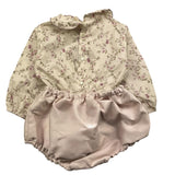 LA STUPENDERIA completo 2 pezzi camicia-culotte Rosa per Neonata CBCT04 ROSA LA STUPENDERIA 