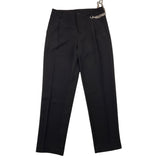 Cesare Paciotti Plain Trousers With Adjustable Waist Black For Boys