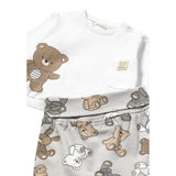 Mayoral Completo 2 Pezzi Shirt-Ghettina per Neonato 1559X BIANCO/BEIGE MAYORAL 