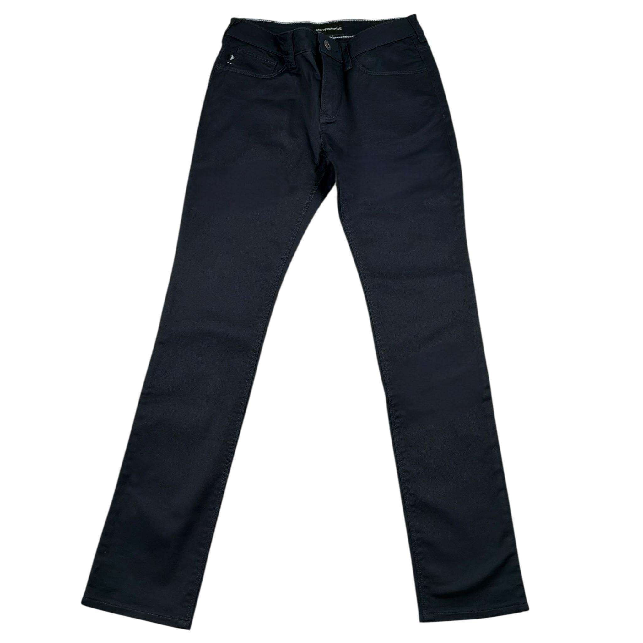 Emporio Armani Pantalone Tinta Unita con Logo per Bambino 8N4J06X BLU EMPORIO ARMANI 