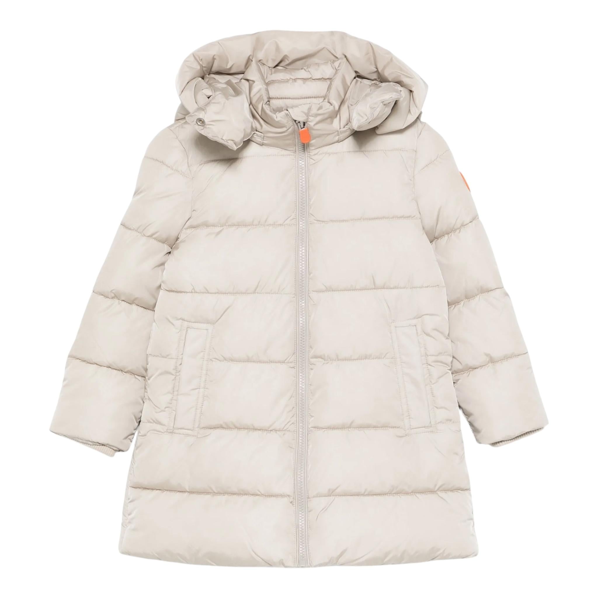 SAVE THE DUCK giubbino tinta unita con cappuccio Beige per Neonato J40270GN BEIGE SAVE THE DUCK 