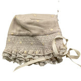 PAZ RODRIGUEZ cappello tinta unita con laccetto Beige per Neonata 011150917 BEIGE PAZ RODRIGUEZ 