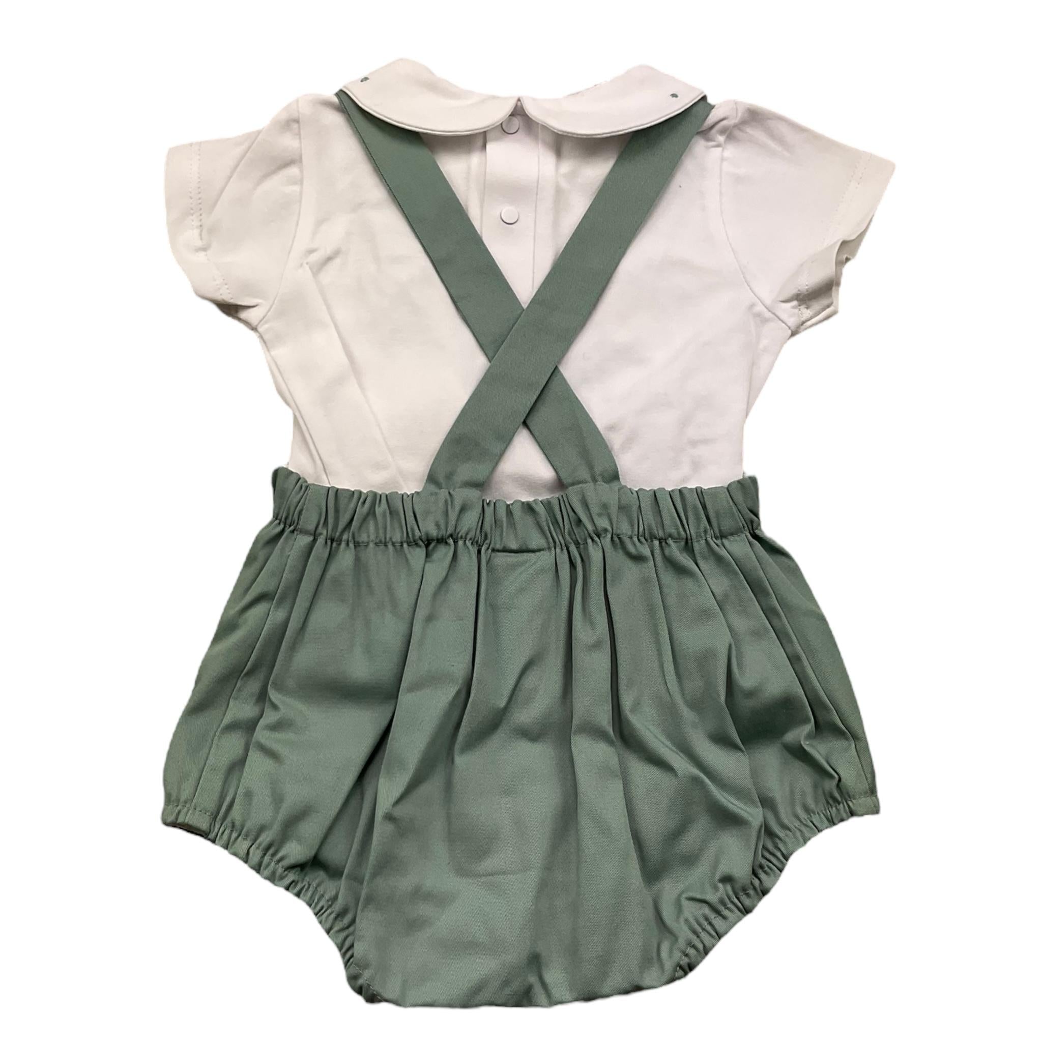 PAZ RODRIGUEZ completo 2 pezzi camicia-pagliaccetto Verde per Neonato 02149140 VERDE PAZ RODRIGUEZ 