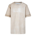 MAISON MARGIELA t-shirt tinta unita con stampa Beige per Bambino M60669 BEIGE MAISON MARGIELA 