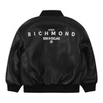 JOHN RICHMOND giubbin tinta unita in ecopelle con zip Nero per Bambino 24172GB NERO JOHN RICHMOND 