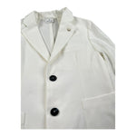 Manuel Ritz Giacca Tinta Unita con Logo per Bambino MR2927 PANNA MANUEL RITZ 