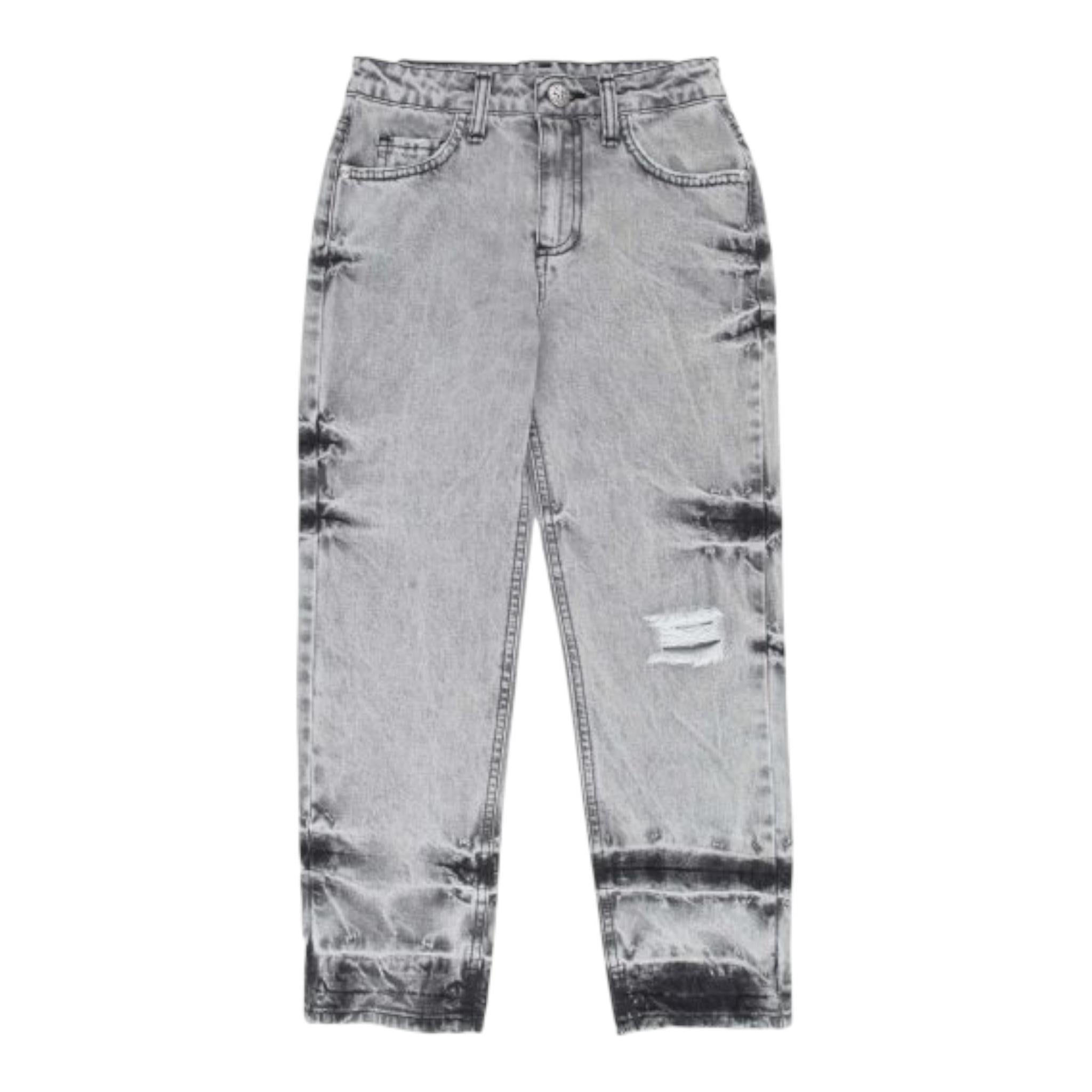 JOHN RICHMOND jeans tinta unita con sfumature Grigio per Bambino RBA24027J GRIGIO JOHN RICHMOND 