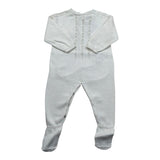 Wedoble Tutina Manica Lunga Tinta Unita per Neonato V2401346A BIANCO WEDOBLE 