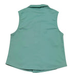 Daniele Alessandrini Camicia Smanicata Tinta Unita per Neonato 1296C00236 VERDE ACQUA DANIELE ALESSANDRINI 